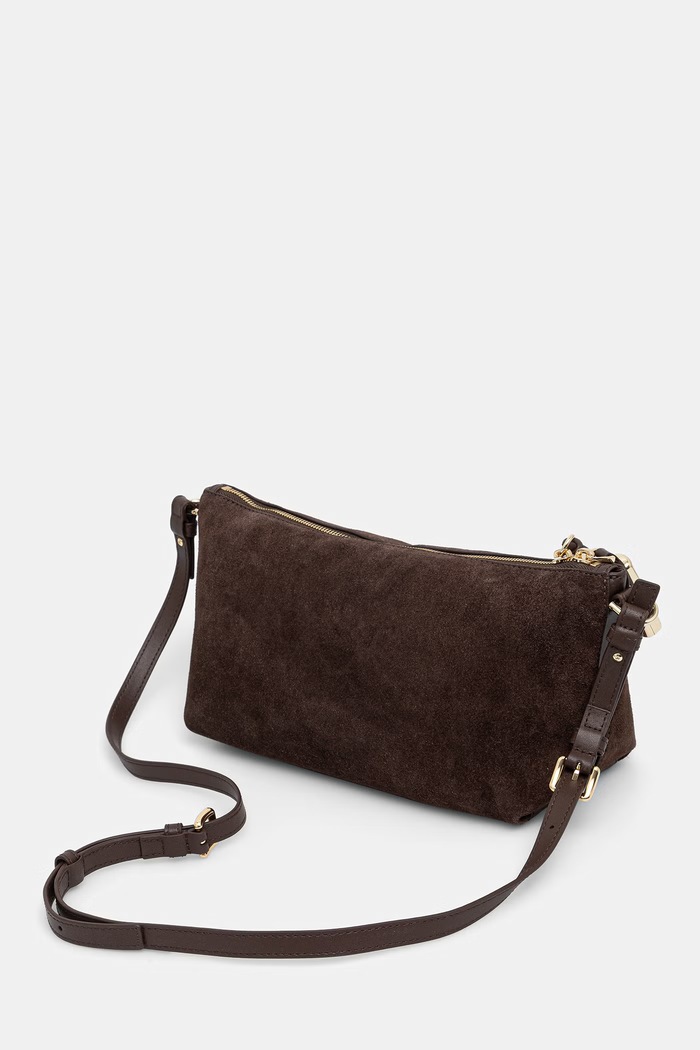 Akcesoria Furla torebka crossbody damska zamszowa WE00865.BX4018.4286S brązowy