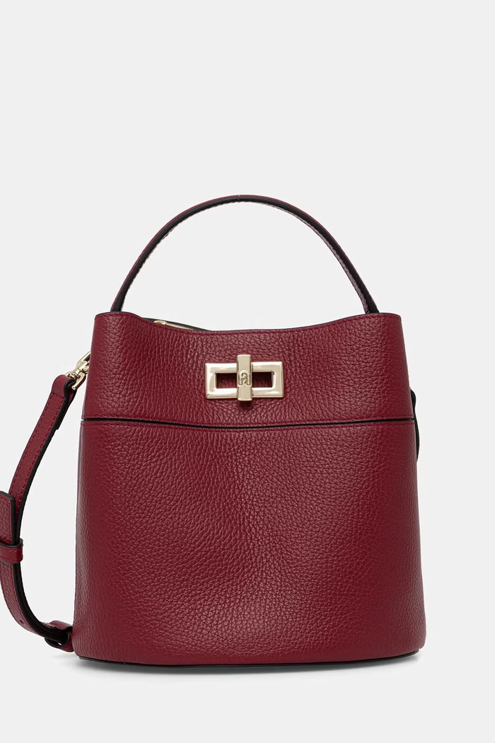 Furla torebka crossbody damska skórzana bordowy WE00879.HSF000.CGQ00
