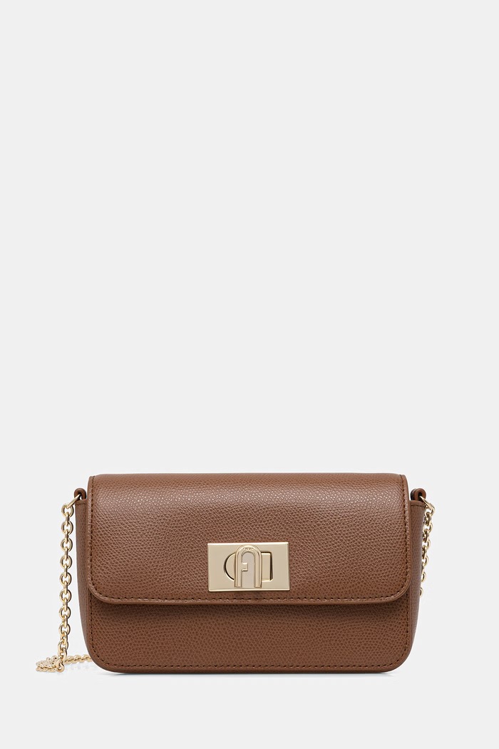 Furla crossbody kabelka dámska kožená hnedá WE00265.ARE000.03B00