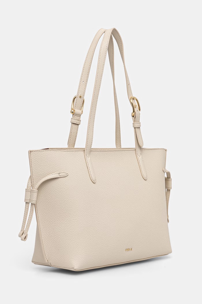 Furla torebka shopper damska skórzana WB02069.BX4329.4915S beżowy AW26