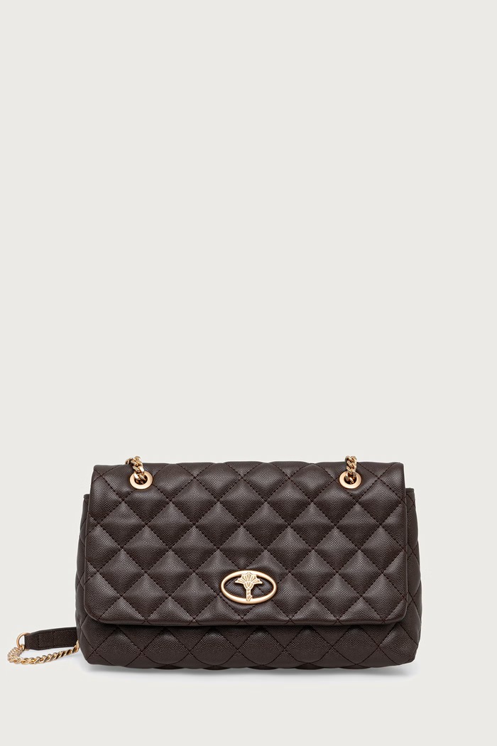 Joop! Torebka crossbody damska z imitacji skóry Bellagio Emma brązowy 4140008552
