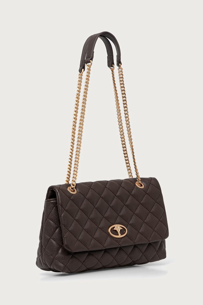 Joop! Torebka crossbody damska z imitacji skóry Bellagio Emma 4140008552 brązowy AW26