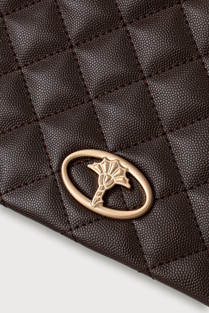 Torebka crossbody damska z imitacji skóry Bellagio Emma Joop! 4140008552 brązowy
