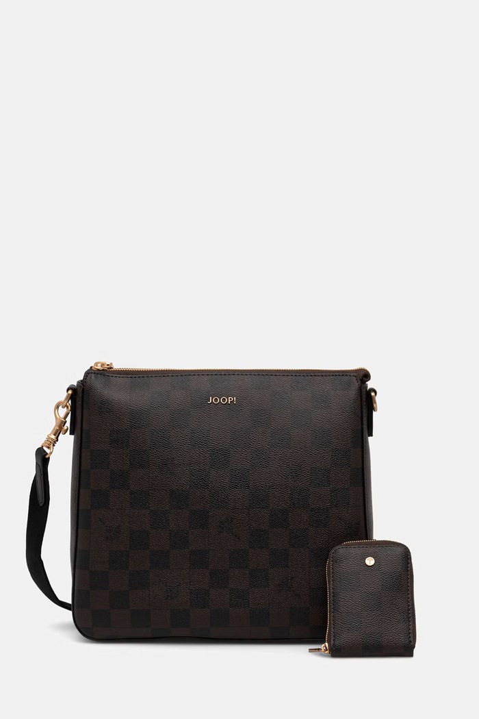 Joop! torebka crossbody damska z imitacji skóry Cortina Piazza Jasmina brązowy 4140006419