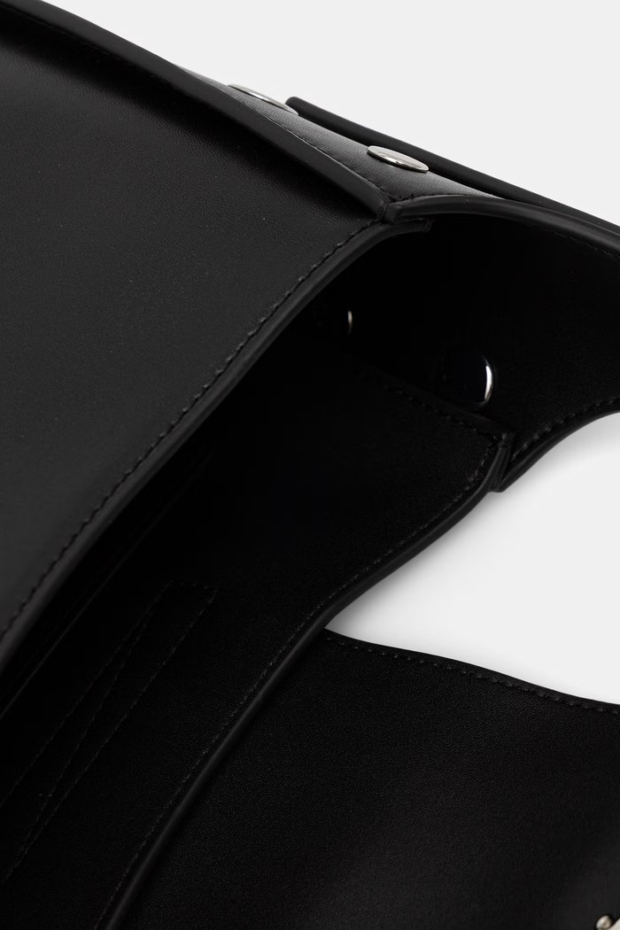 Karl Lagerfeld kabelka hobo dámska kožená K/SIGNATURE B3W30022 čierna