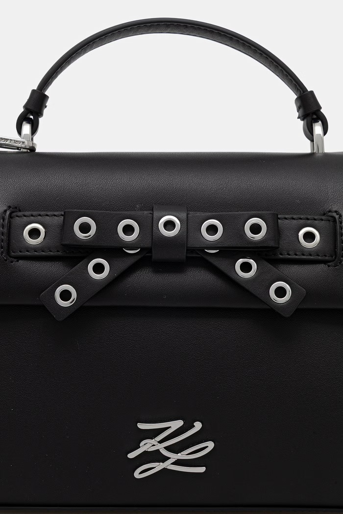Karl Lagerfeld geantă crossbody pentru femei din piele K/AUTOGRAPH negru B3W30051