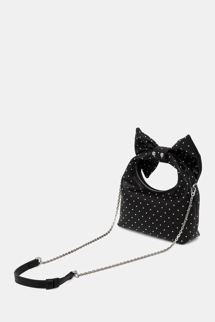 Doplnky Karl Lagerfeld crossbody kabelka dámska z imitácie kože B3W30111 čierna
