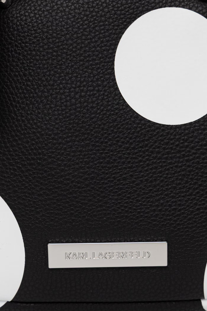 Karl Lagerfeld geantă crossbody pentru femei cu imitație de piele IKON B3W30121