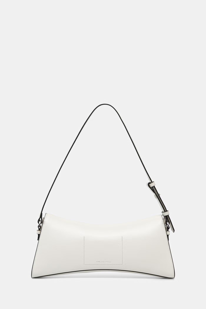 Αξεσουάρ Karl Lagerfeld baguette γυναικεία δερμάτινη K/AUTOGRAPH B3W30267 λευκό
