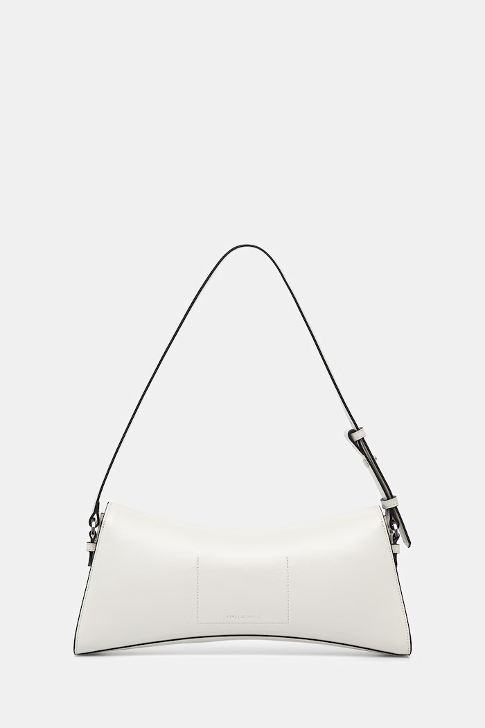 Αξεσουάρ Karl Lagerfeld baguette γυναικεία δερμάτινη K/AUTOGRAPH B3W30267 λευκό