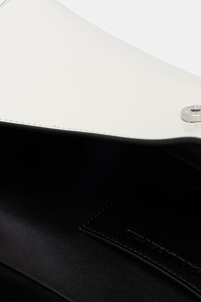 Karl Lagerfeld baguette γυναικεία δερμάτινη K/AUTOGRAPH B3W30267 λευκό