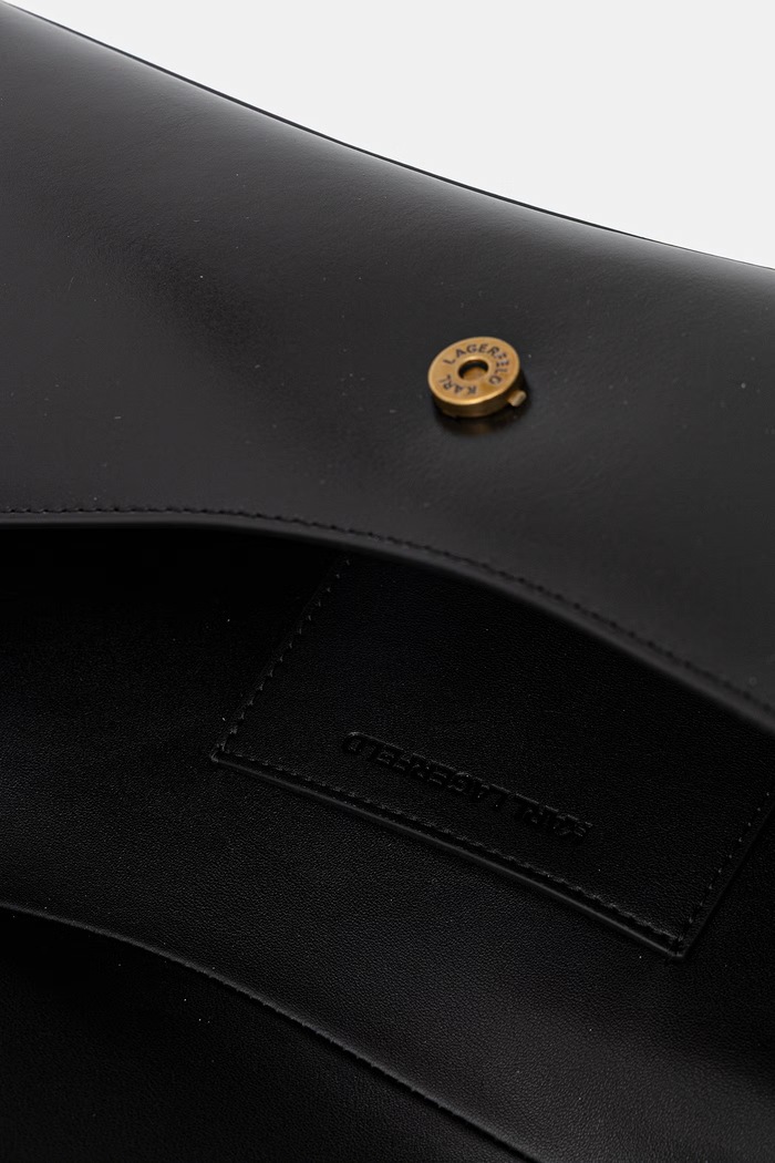 Karl Lagerfeld baguette γυναικεία δερμάτινη K/AUTOGRAPH B3W30267 μαύρο