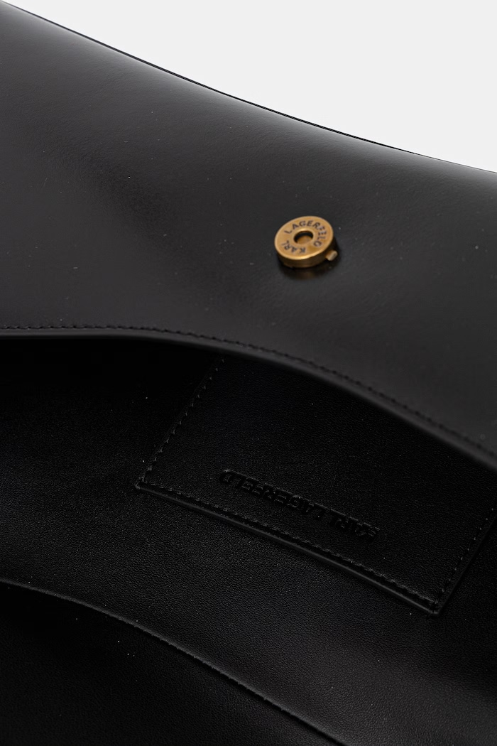 Karl Lagerfeld baguette γυναικεία δερμάτινη K/AUTOGRAPH B3W30267 μαύρο