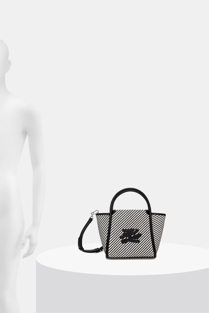 Karl Lagerfeld crossbody kabelka dámska pletená K/AUTOGRAPH B3W30314