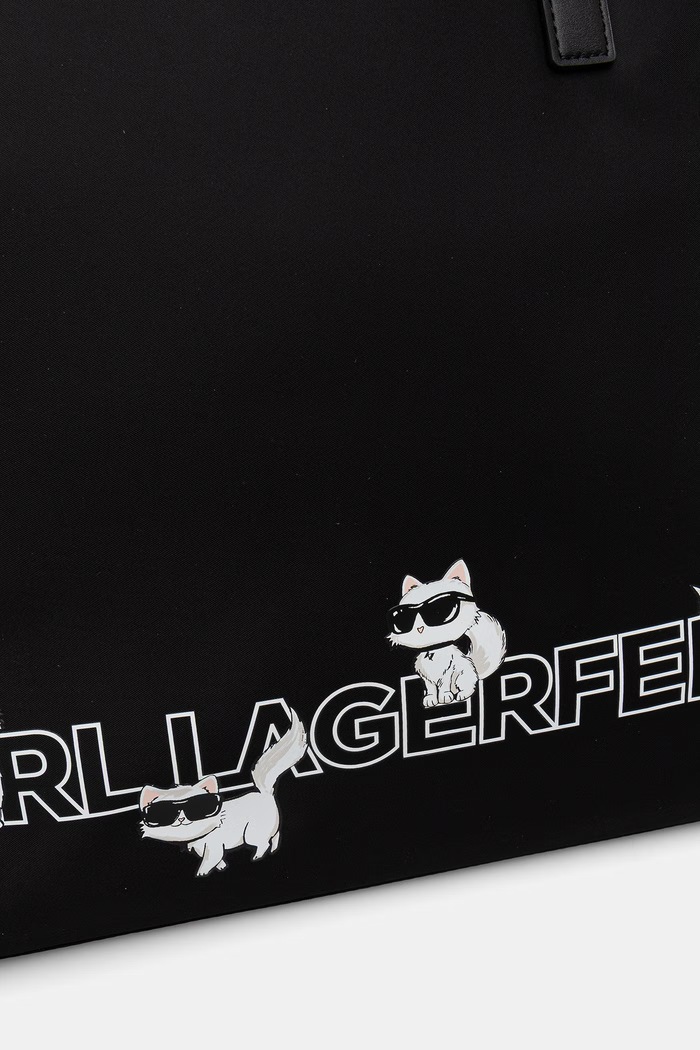 Karl Lagerfeld kabelka typu shopper dámska IKON B3W30351 čierna