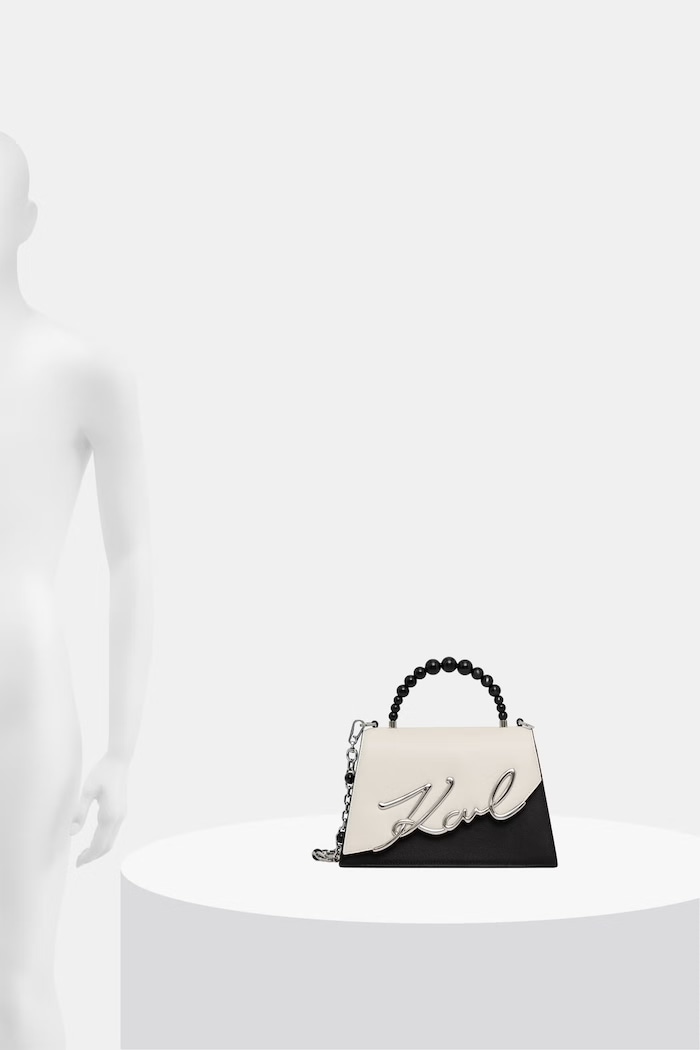 Karl Lagerfeld geantă crossbody pentru femei din piele K/SIGNATURE B3W30304