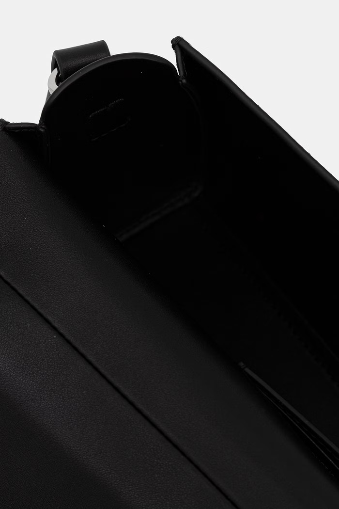 Karl Lagerfeld kabelka typu baguette dámska kožená K/AUTOGRAPH B3W30318 čierna