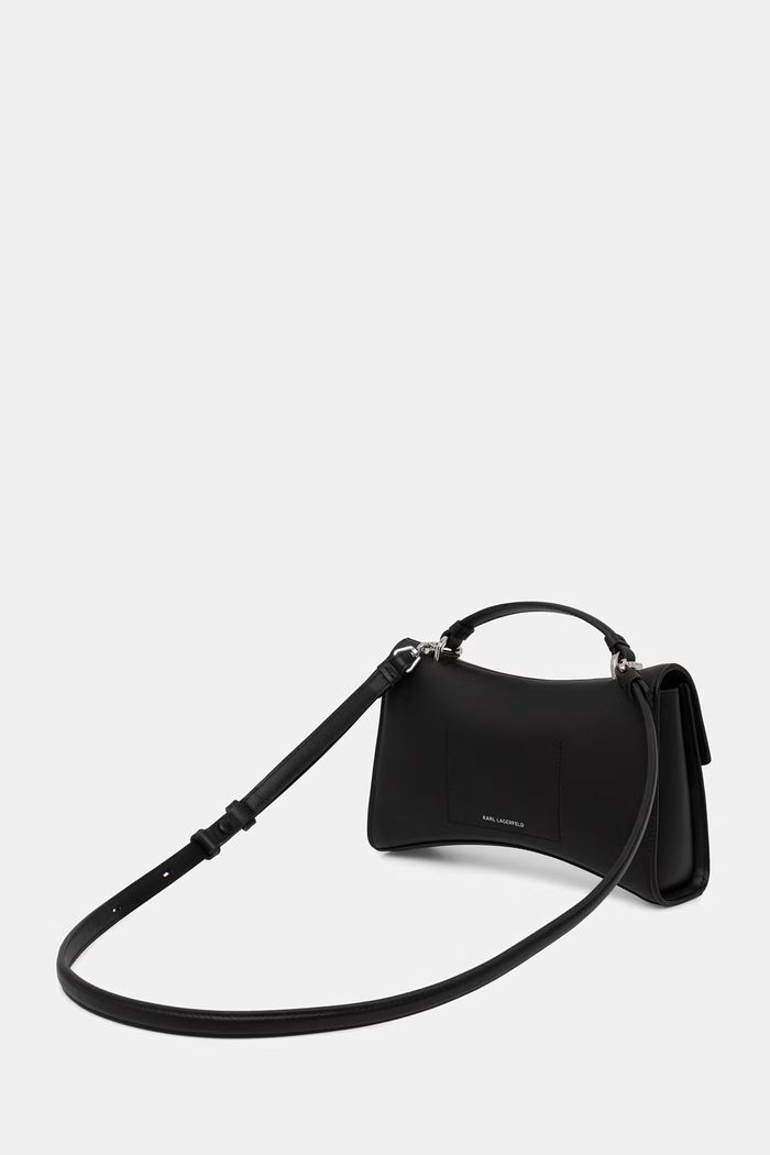 Accesorii Karl Lagerfeld geantă crossbody pentru femei din piele K/AUTOGRAPH B3W30319 negru