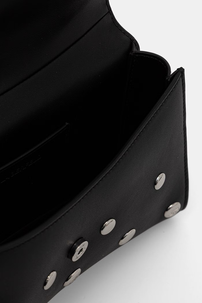 Karl Lagerfeld geantă crossbody pentru femei din piele K/AUTOGRAPH negru B3W30319