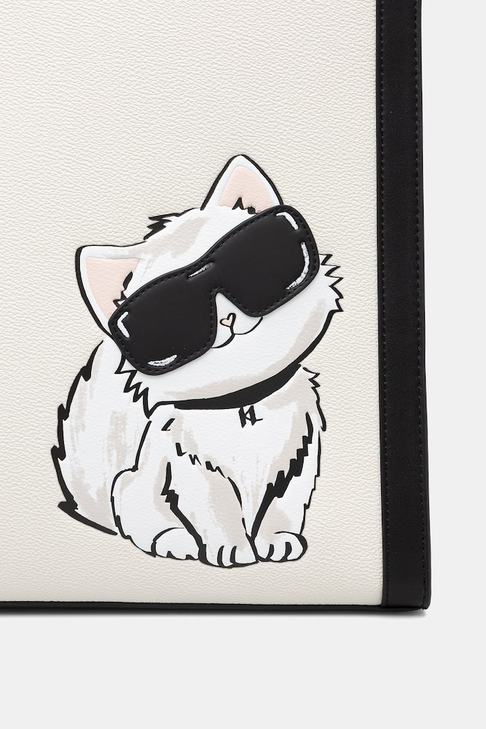 Karl Lagerfeld geantă shopper pentru femei IKON bej B3W30338