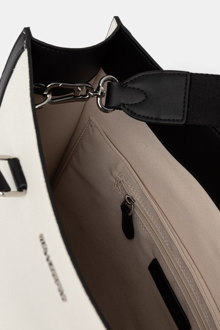 Karl Lagerfeld geantă shopper pentru femei IKON B3W30338 bej