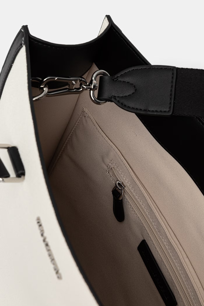 Karl Lagerfeld geantă shopper pentru femei IKON B3W30338 bej