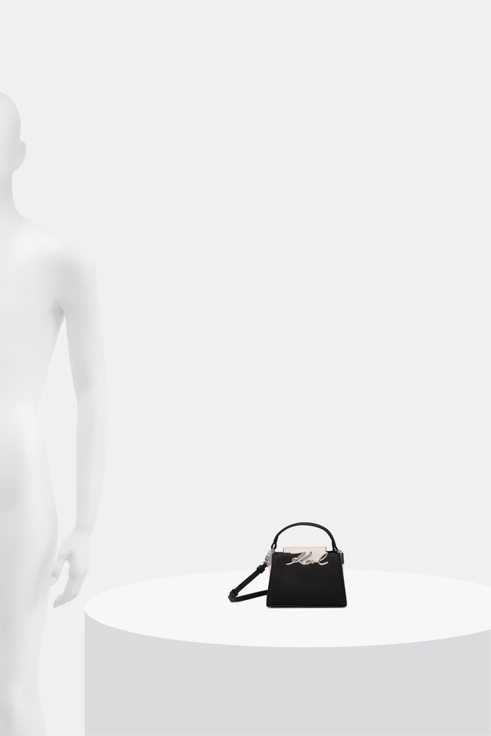 Karl Lagerfeld geantă crossbody pentru femei din piele K/SIGNATURE B3W30353