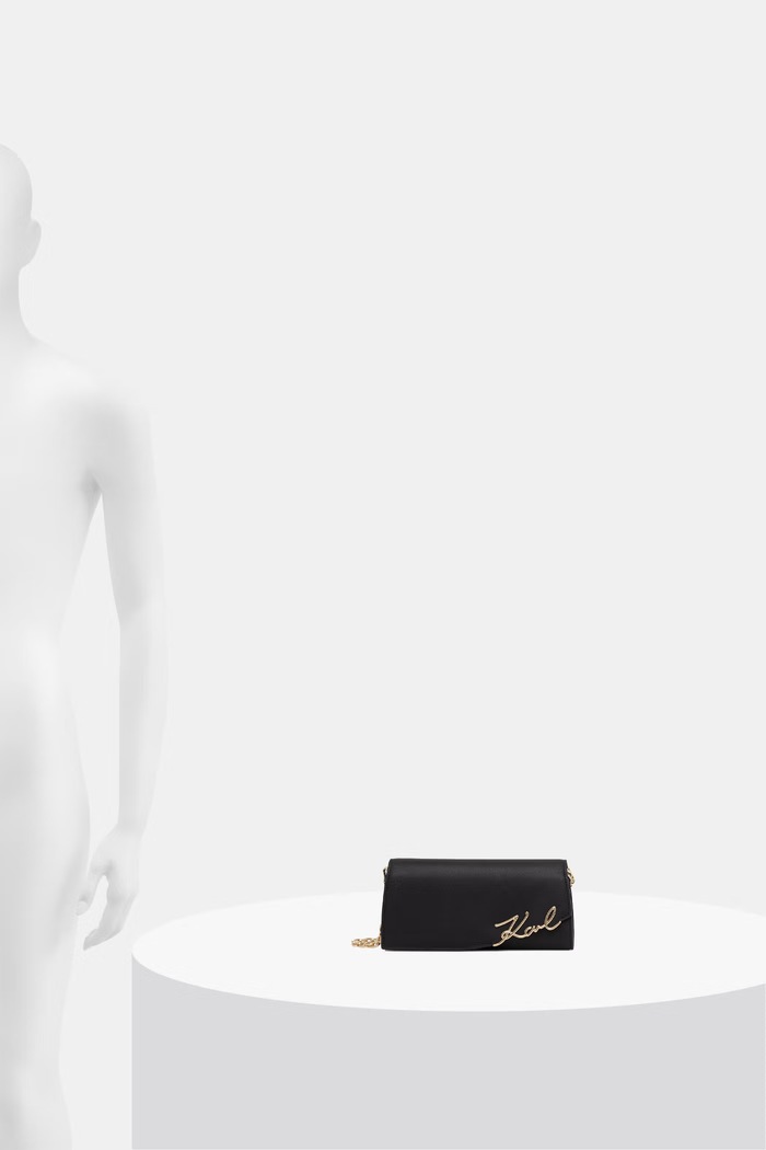 Karl Lagerfeld χιαστί γυναικεία δερμάτινη K/SIGNATURE B3W30358