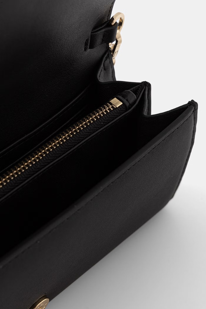 Karl Lagerfeld χιαστί γυναικεία δερμάτινη K/SIGNATURE B3W30358 μαύρο