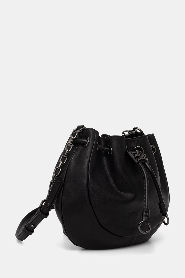 Karl Lagerfeld kabelka typu vak dámska K/AUTOGRAPH B3W30052 čierna AW26