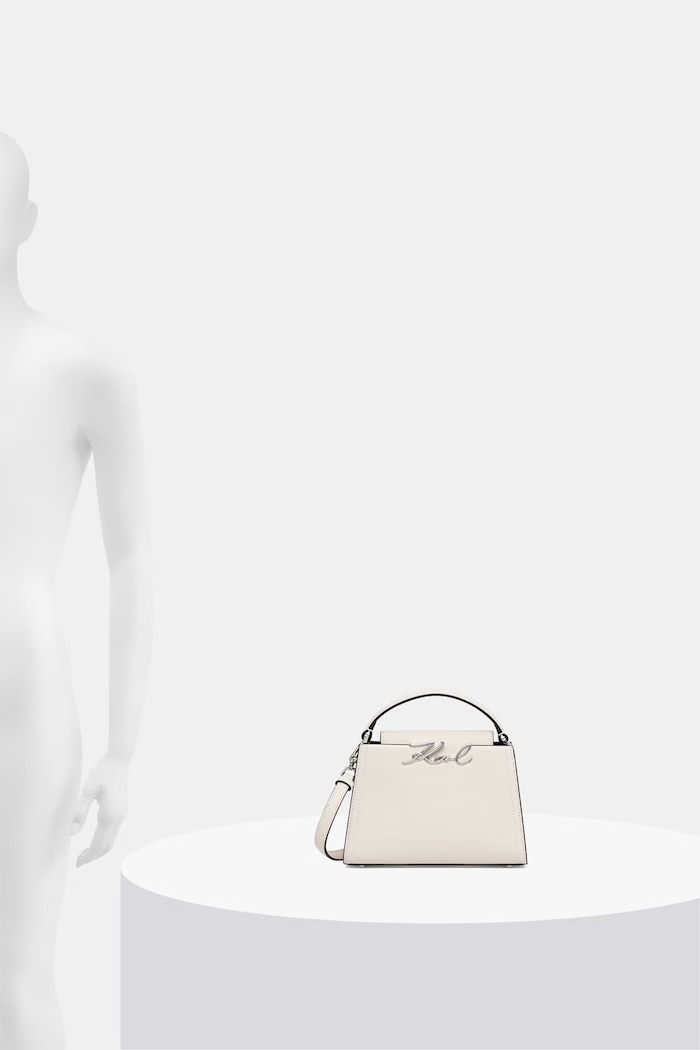 Karl Lagerfeld geantă crossbody pentru femei din piele K/SIGNATURE B3W30018