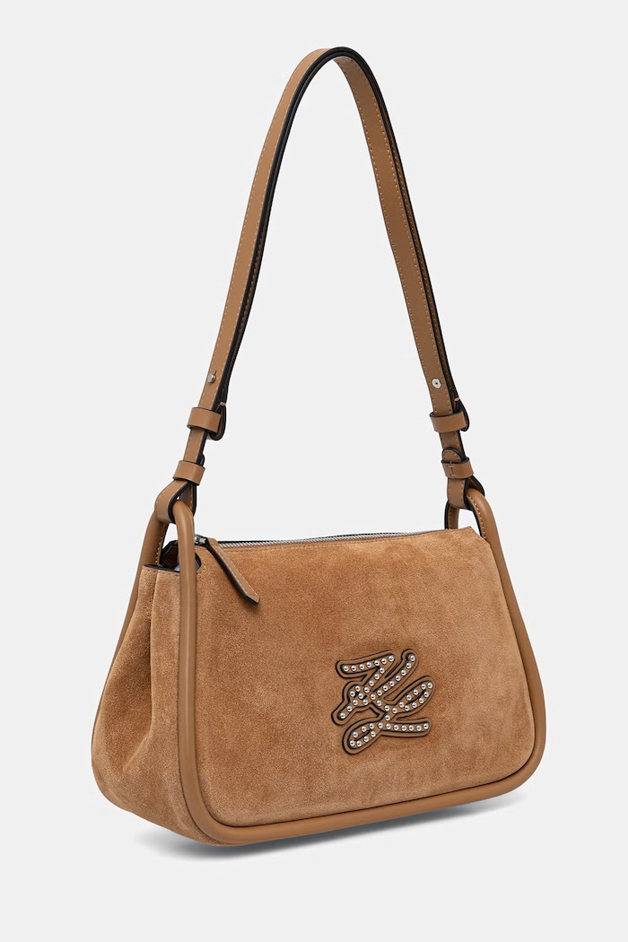 Karl Lagerfeld torebka crossbody damska K/AUTOGRAPH B3W30031 brązowy AW26