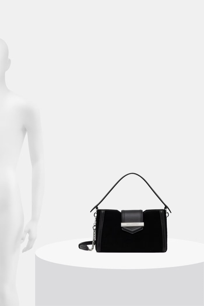Karl Lagerfeld crossbody kabelka dámska semišová B3W30071