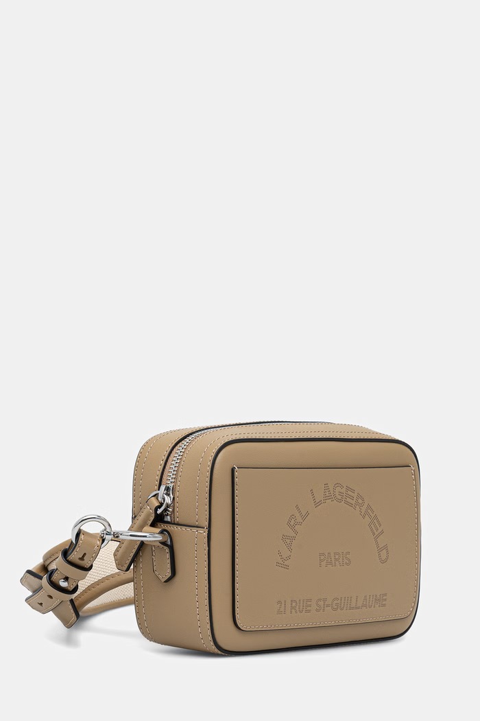 Karl Lagerfeld χιαστί γυναικεία δερμάτινη B3W30088 μπεζ AW26
