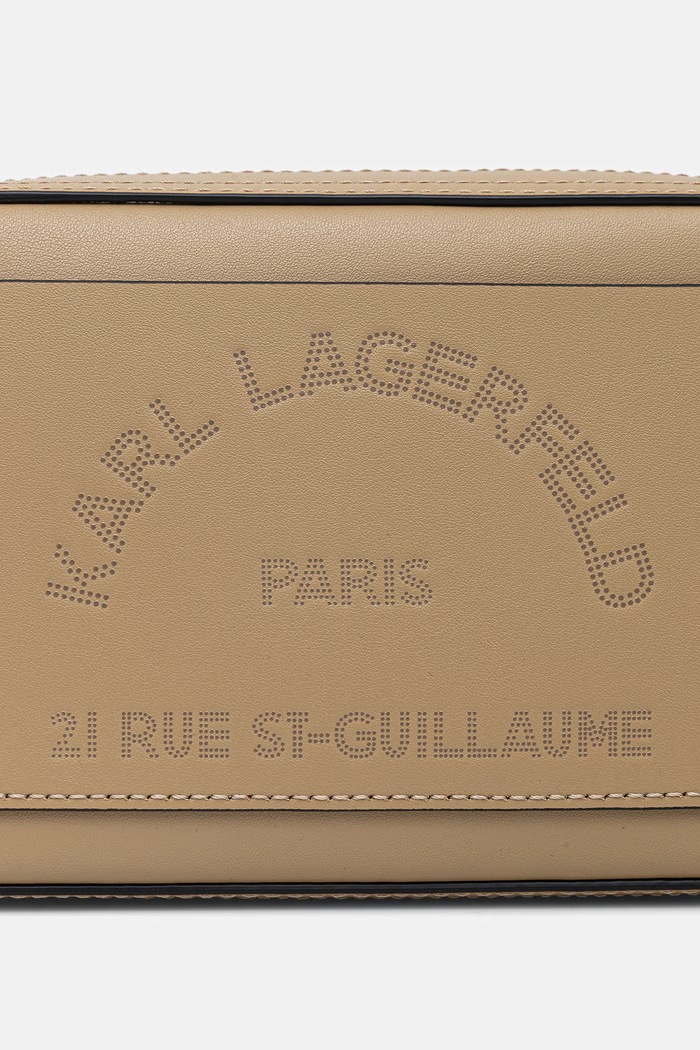 Karl Lagerfeld χιαστί γυναικεία δερμάτινη μπεζ B3W30088