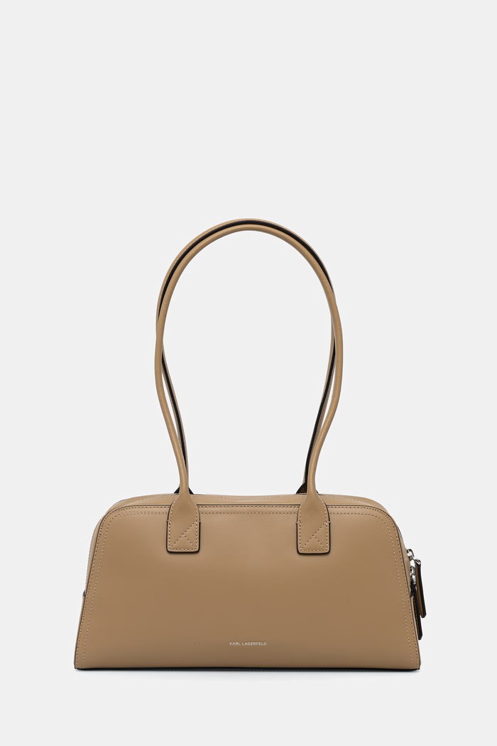 Accesorii Karl Lagerfeld geantă tote pentru femei din piele B3W30091 bej