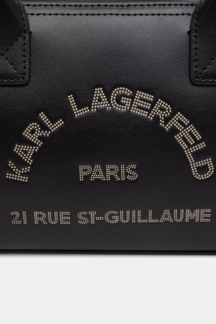 Karl Lagerfeld tote torba za žene kožna crna B3W30091
