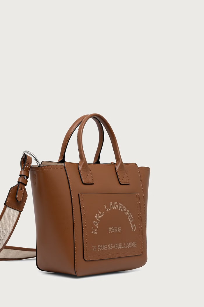 Karl Lagerfeld Geantă pentru femei din piele B3W30093 maro AW26