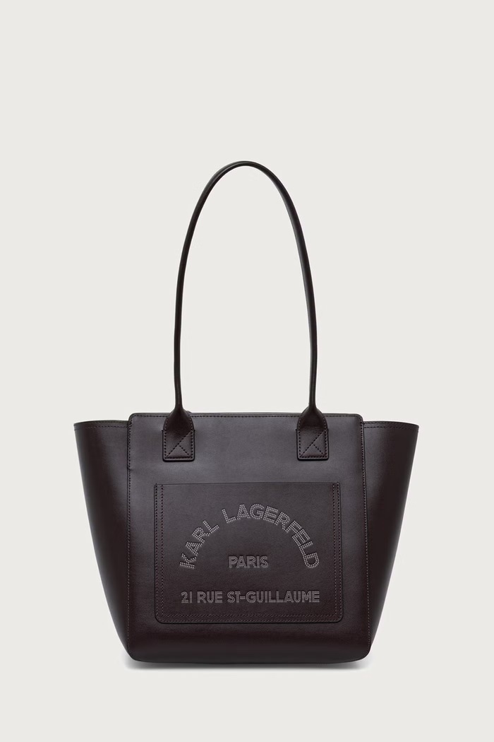 Karl Lagerfeld Nákupní taška dámská kožená hnědá B3W30096