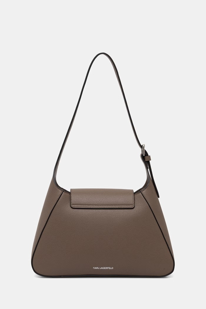 Accesorii Karl Lagerfeld hobo bag pentru femei cu imitație de piele K/RSG B3W30113 maro
