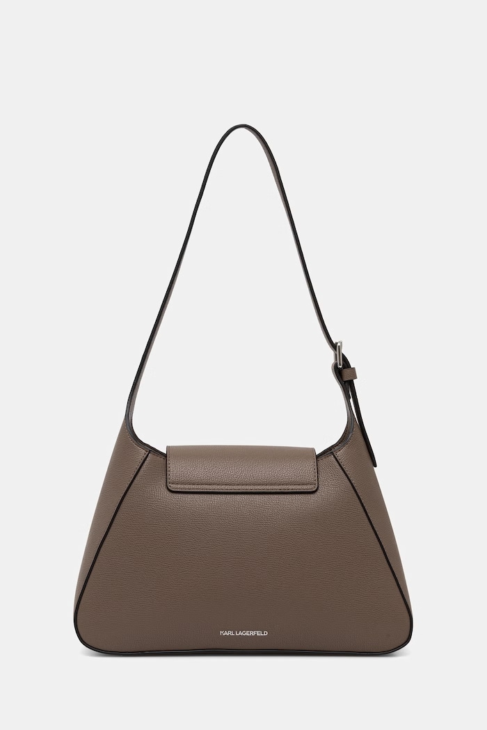 Accesorii Karl Lagerfeld hobo bag pentru femei cu imitație de piele K/RSG B3W30113 maro