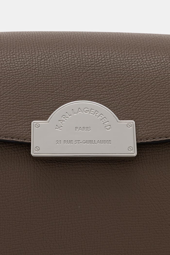 Karl Lagerfeld hobo bag pentru femei cu imitație de piele K/RSG maro B3W30113