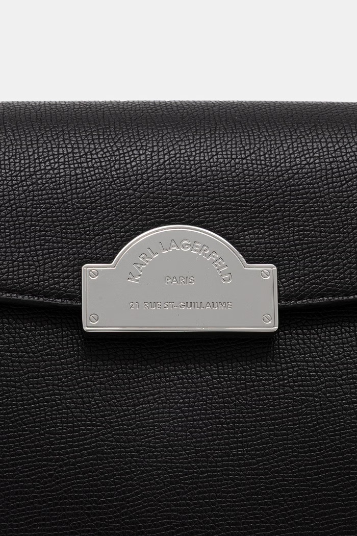 Karl Lagerfeld hobo bag pentru femei cu imitație de piele K/RSG negru B3W30113