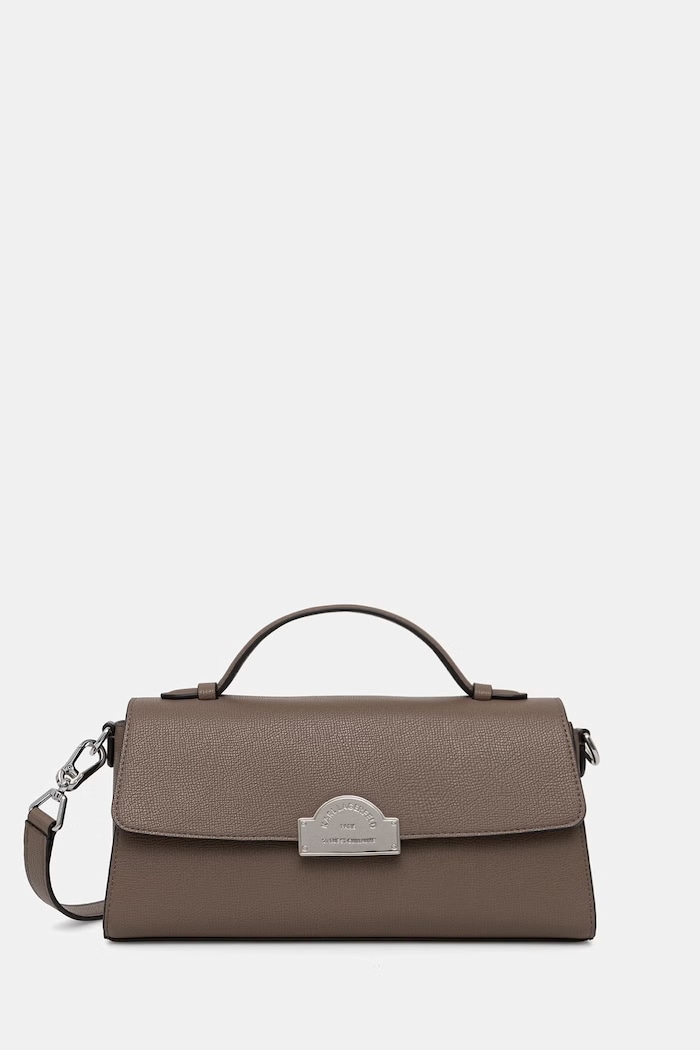 Karl Lagerfeld geantă crossbody pentru femei cu imitație de piele K/RSG maro B3W30114