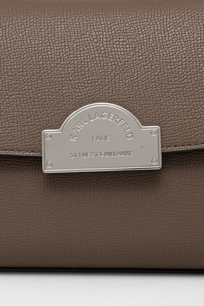 Accesorii Karl Lagerfeld geantă crossbody pentru femei cu imitație de piele K/RSG B3W30114 maro