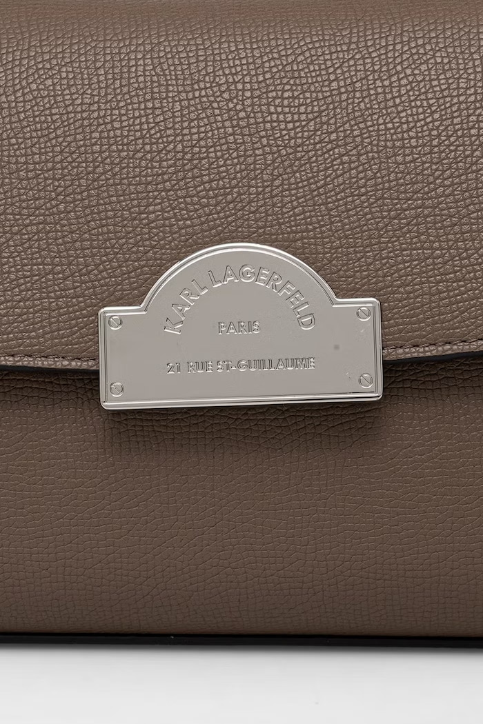 Accesorii Karl Lagerfeld geantă crossbody pentru femei cu imitație de piele K/RSG B3W30114 maro