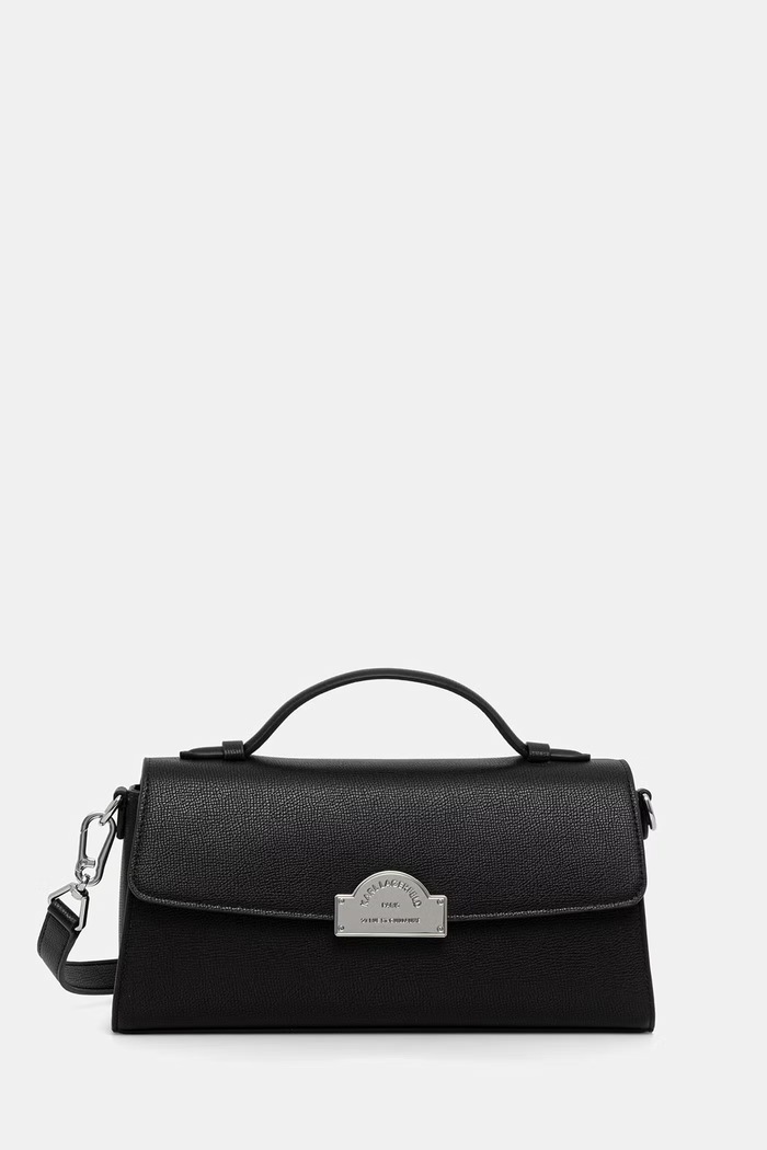 Karl Lagerfeld crossbody kabelka dámska z imitácie kože K/RSG čierna B3W30114