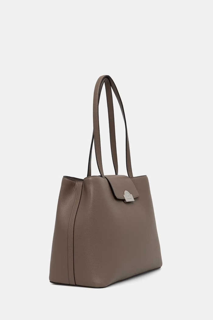 Karl Lagerfeld geantă tote pentru femei cu imitație de piele K/RSG B3W30115 maro AW26