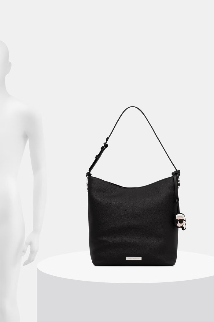 Karl Lagerfeld Hobo kabelka dámská z imitace kůže IKON B3W30123