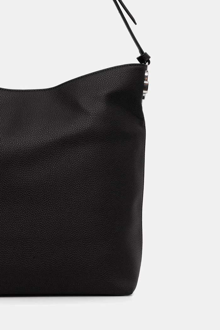 Doplňky Karl Lagerfeld Hobo kabelka dámská z imitace kůže IKON B3W30123 černá